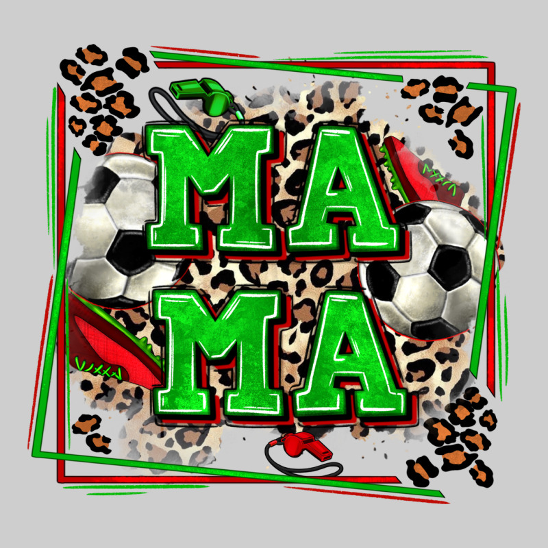 Soccer Mama With Leopard Premium Tee by Zillion Design Studio | Teevron