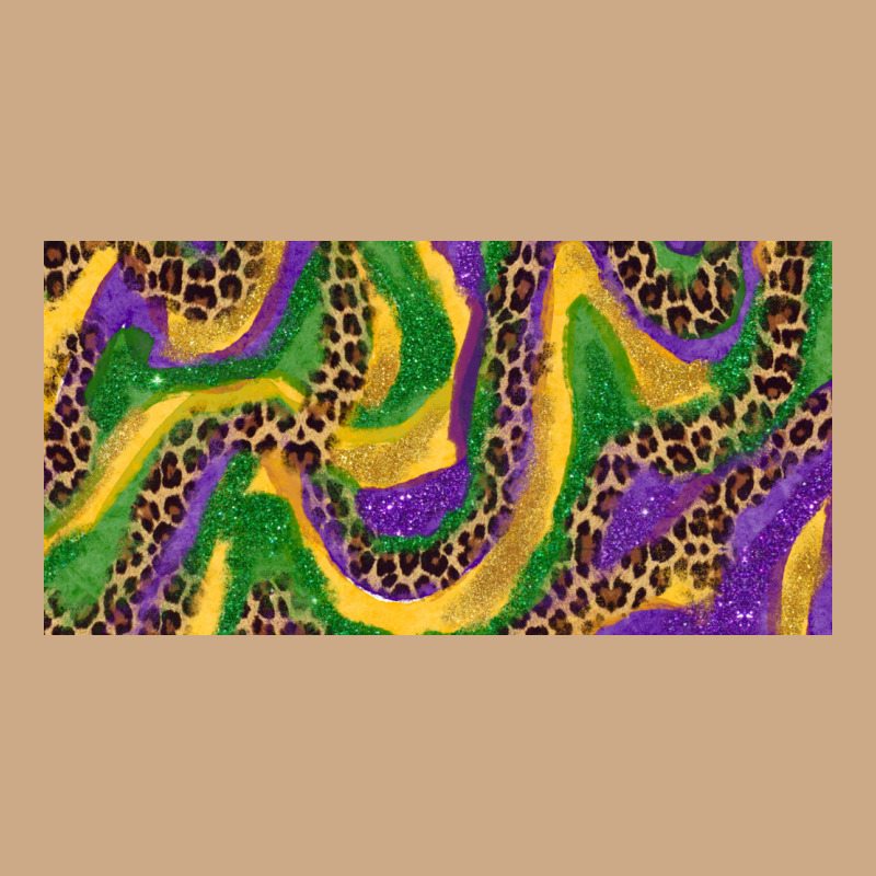 Mardi Gras Colors With Leopard Vintage Hoodie by RanaPortraitStore | Teevron