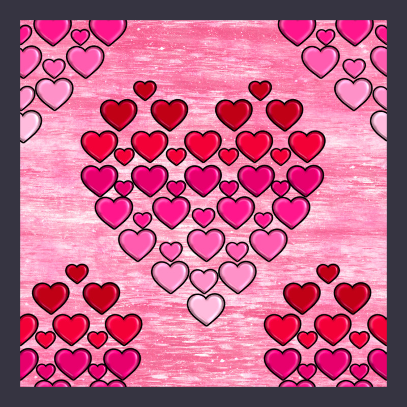 Valentines Day Hearts Seamless Pattern Vintage Hoodie by BundleAndBundleShop | Teevron