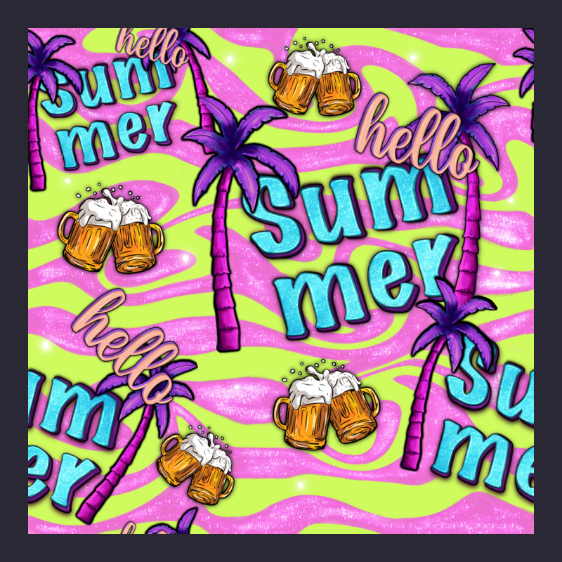 Hello Summer And Beer Seamless Pattern Vintage Tee by BundleAndBundleShop | Teevron