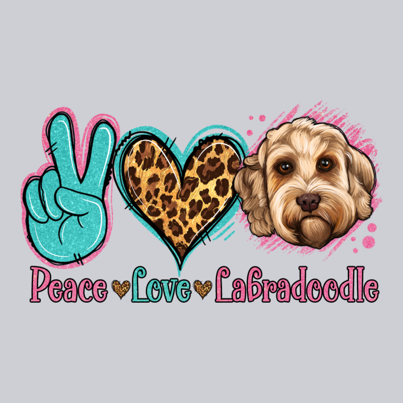 Peace Love Labradoodle Classic Tee by Jasminsmagicworld | Teevron