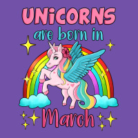 Unicorns Are Born In March Premium Sweatshirt | Teevron