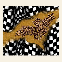 Racing Glitter Leopard Vintage Tee | Teevron