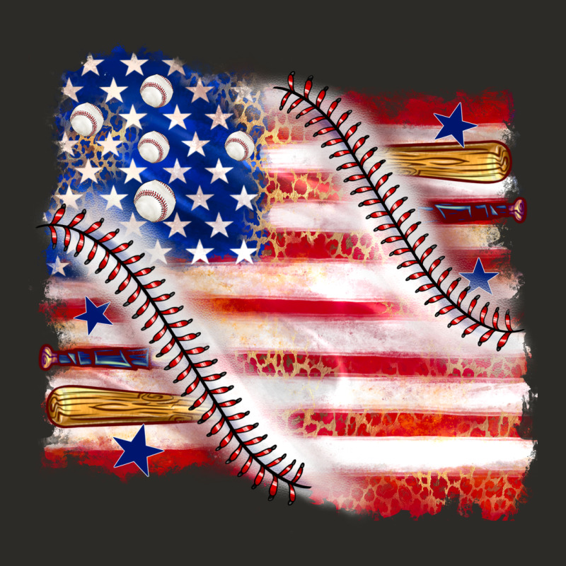 Baseball American Flag Heavy Core Tee by texasbilliewilder | Teevron