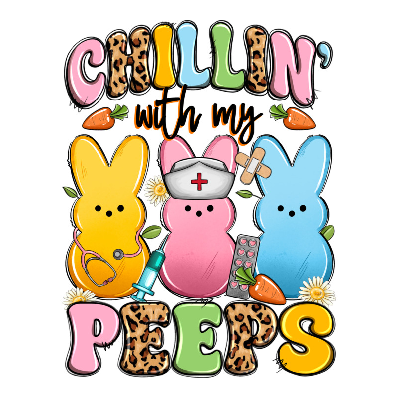 Chillin' With My Peeps Nurse Heavyweight Hoodie by Artiststas | Teevron