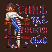 Chill The Fourth Out 4th July Heavy Core Tee | Teevron