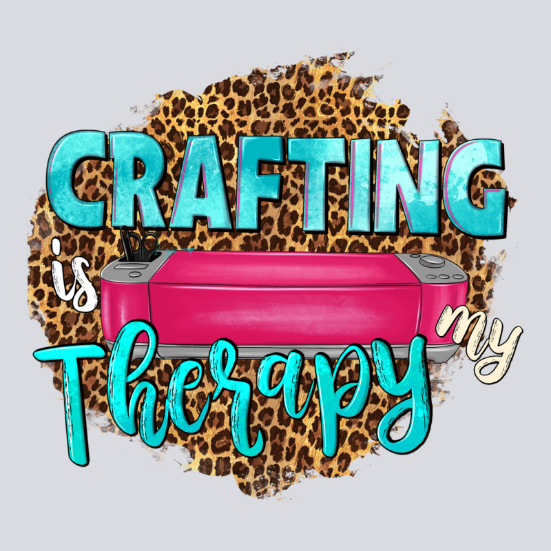 Crafting Is My Therapy Zipper Hoodie by NancyCooperArtShop | Teevron