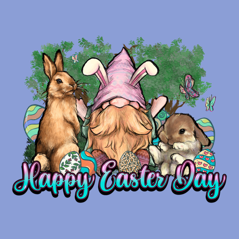 Gnome Bunny Happy Eater Day Long Sleeve Tee by NancyCooperArtShop | Teevron