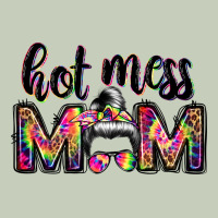 Hot Mess Mom Messy Bun Long Sleeve Tee | Teevron