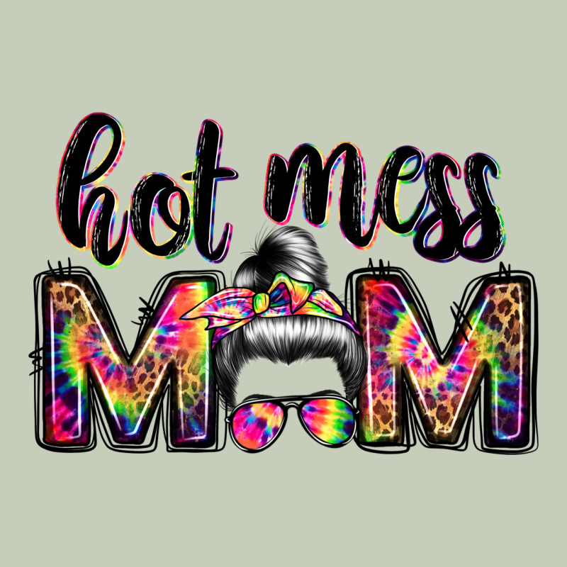 Hot Mess Mom Messy Bun Long Sleeve Tee by JahusDesignShop | Teevron