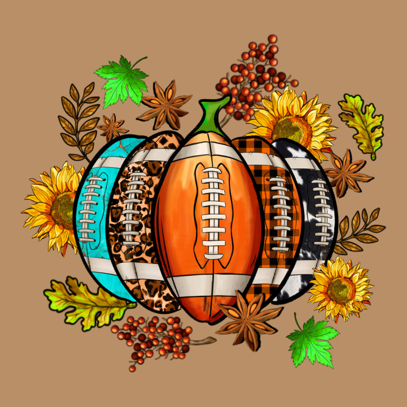Fall Football Sunflower And Fall Vintage Hoodie by AdoDesignShop | Teevron