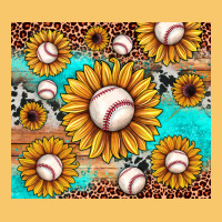 Baseball Leopard Turquoise Sunflower Vintage Hoodie | Teevron