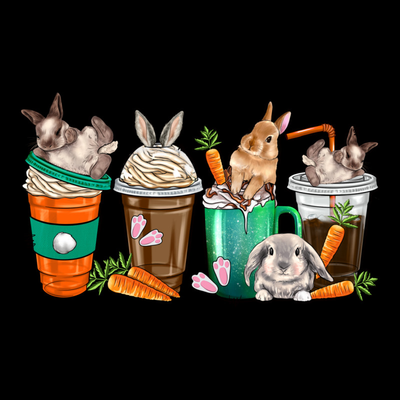 Rabbit Coffee Cups Ladies Tee by texasbilliewilder | Teevron