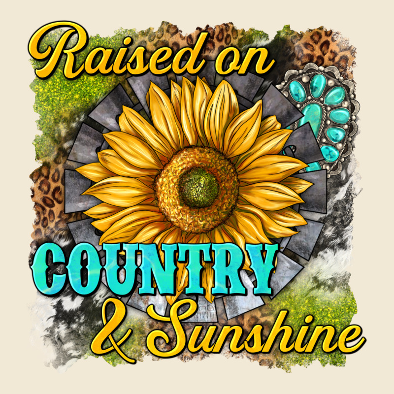 Raised On Country And Sunshine Ladies Tee by texasbilliewilder | Teevron