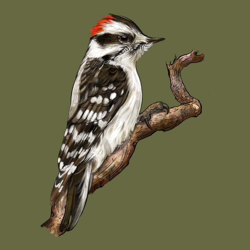 Downy Woodpecker Long Sleeve Tee by LillyAllenDesigns | Teevron