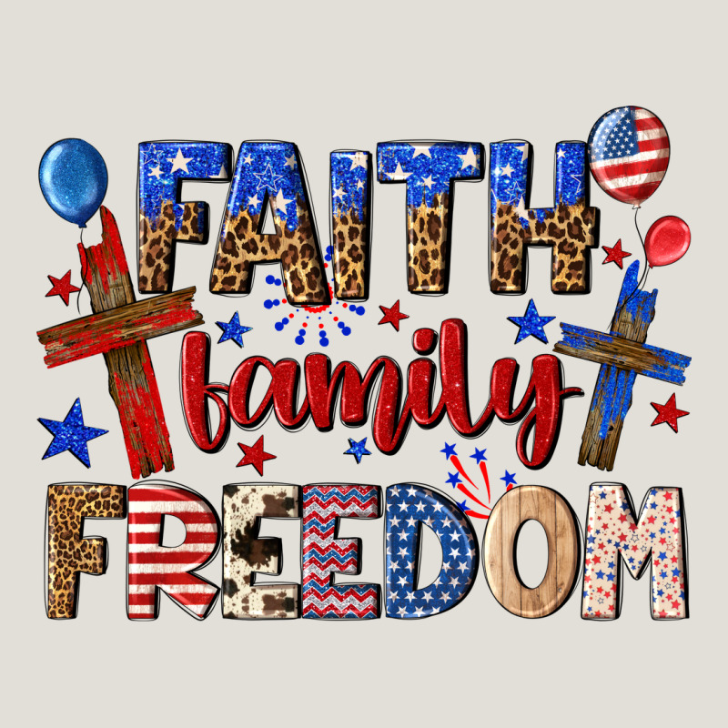 Faith Family Freedom Heavy Core Tee by texasbilliewilder | Teevron