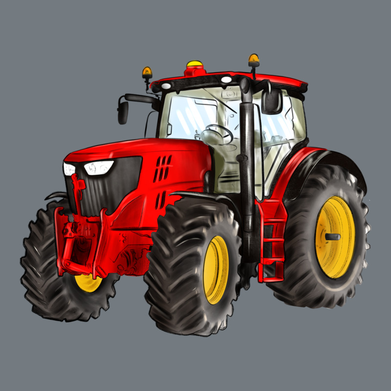 Western Farm Tractor Red Heavyweight Sweatshirt by Artiststas | Teevron