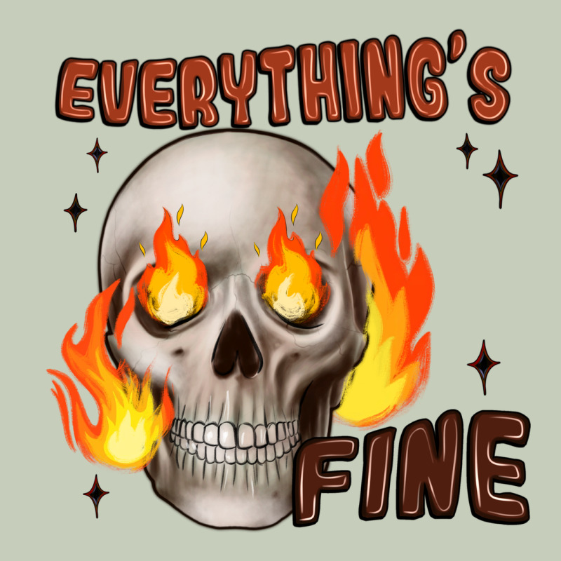 Everythings Fine Long Sleeve Tee by JahusDesignShop | Teevron