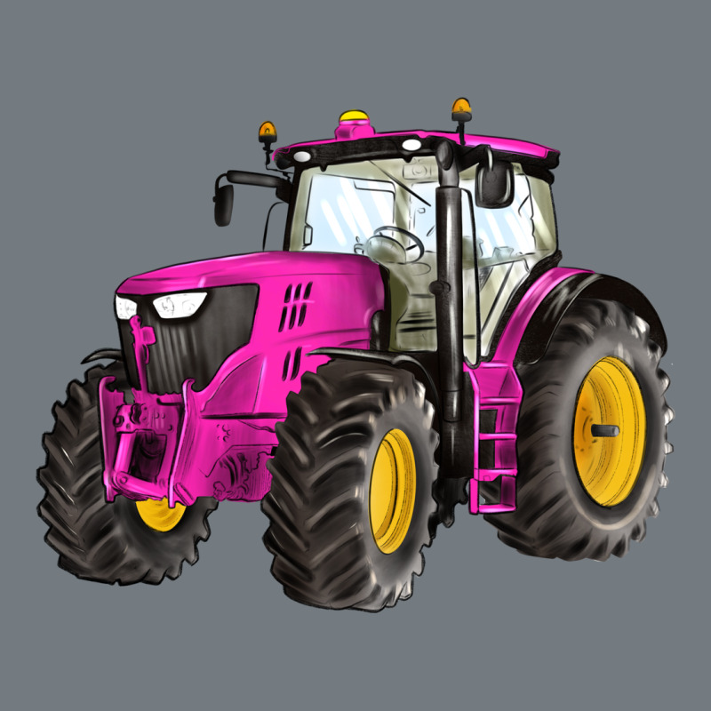 Western Farm Tractor Pink Heavyweight Sweatshirt by Artiststas | Teevron