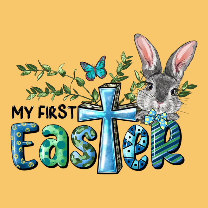 My First Easter Bunny Boy Vintage Hoodie by RanaPortraitStore | Teevron