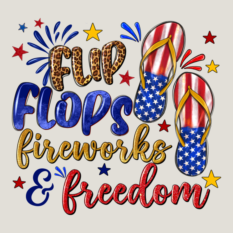 Flip Flops Fireworks And Freedom Heavy Core Tee by texasbilliewilder | Teevron