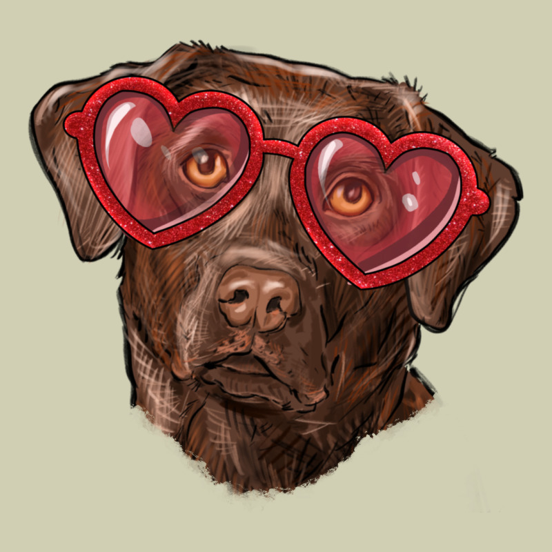 Labrador Retriever With Love Glass Heavy Core Tee by RanaPortraitStore | Teevron