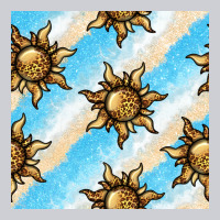Leopard Sun Seamless Pattern Heavyweight Sweatshirt | Teevron