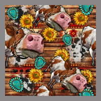 Cow And Western Seamless Pattern Vintage Tee | Teevron