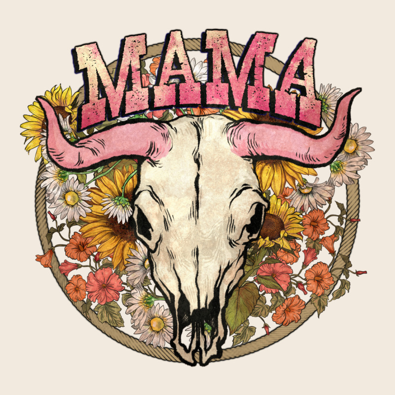 Bullskull Mama Zipper Hoodie by NancyCooperArtShop | Teevron