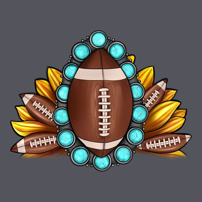 Football Gemstone Sunflower Vintage Hoodie by JahusDesignShop | Teevron