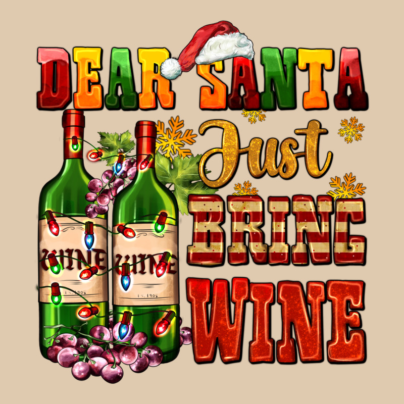 Dear Santa Just Bring Wine Heavyweight Sweatshirt by AdoDesignShop | Teevron