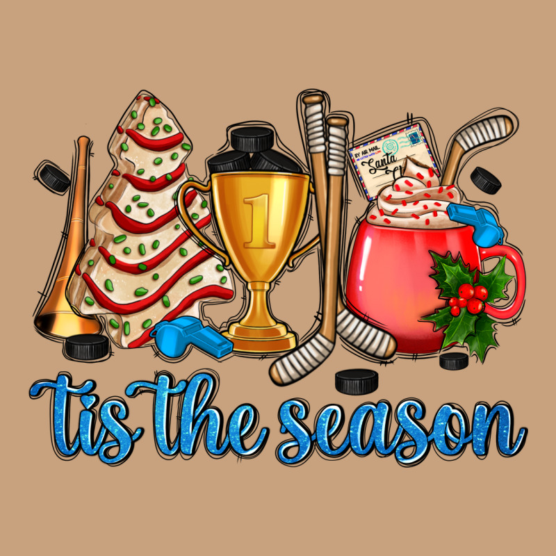 Tis The Season Hockey And Christmas Vintage Tee by AdoDesignShop | Teevron