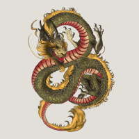 Green And Yellow Dragon Heavy Core Tee | Teevron