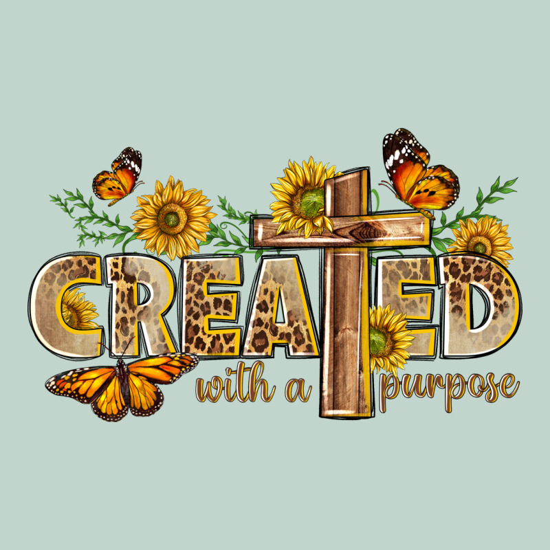 Created With A Purpose With Sunflower And Butterfl Zipper Hoodie by NancyCooperArtShop | Teevron