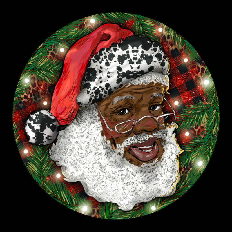 African American Santa Christmas Ladies Tee by RanaPortraitStore | Teevron