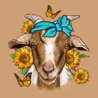 Sunflower Bandana Goat Vintage Tee | Teevron