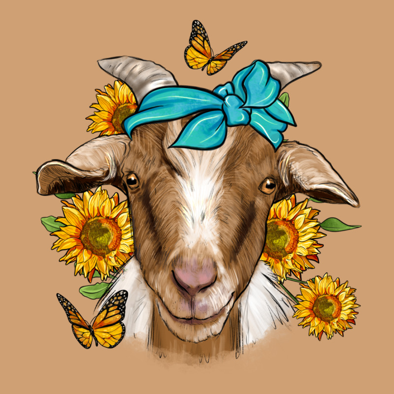 Sunflower Bandana Goat Vintage Tee by Jasminsmagicworld | Teevron