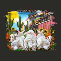 Easter Farm With Bunnies Heavy Core Tee | Teevron