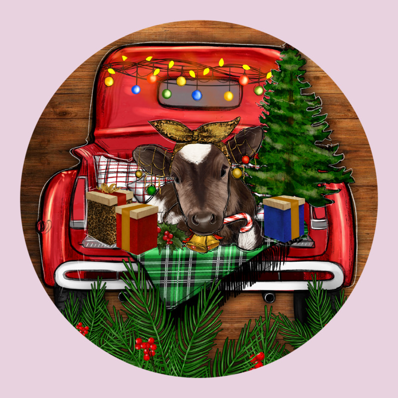 Baby Cow Christmas Ladies Tee by RanaPortraitStore | Teevron