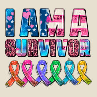 I Am A Survivor With All Cancer Ribbons Urban Heavy Tee | Teevron