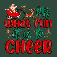 Oh What Fun It Is To Cheer Zipper Hoodie | Teevron
