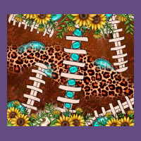 Football Leopard Gemstone Sunflower Vintage Hoodie | Teevron