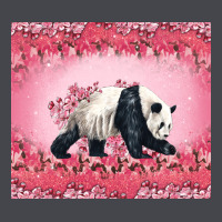 Panda With Sakura Blooms Classic Tee | Teevron