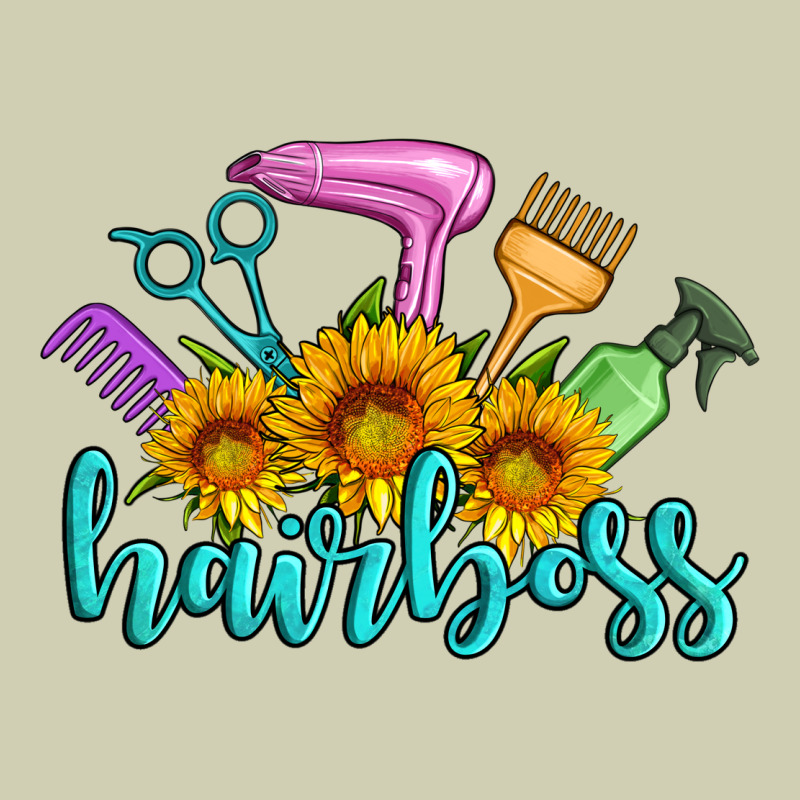 Hairboss Western Sunflowers Hairdresser Heavy Core Tee by Artiststas | Teevron