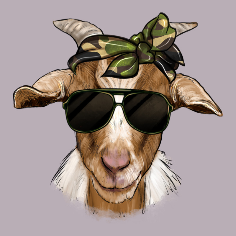 Camouflage Bandana Goat Vintage Tee by Jasminsmagicworld | Teevron