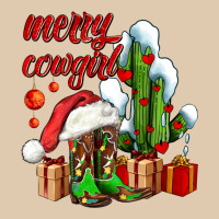Merry Cowgirl  Boots And Cactus With Gifts Heavyweight Sweatshirt | Teevron