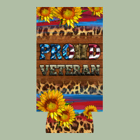 Proud Veteran 12 Oz Slim Can Cooler Urban Heavy Tee | Teevron