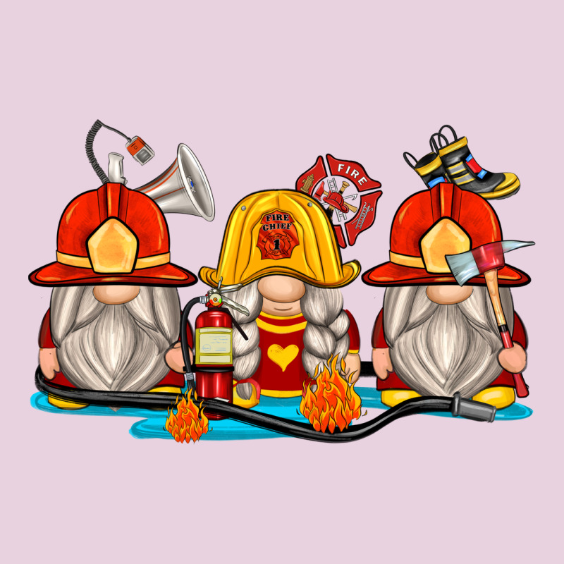 Firefighter Gnomes Ladies Tee by Zillion Design Studio | Teevron
