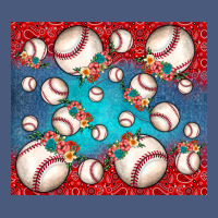 Baseball Paisley And Jean Pattern Vintage Hoodie | Teevron