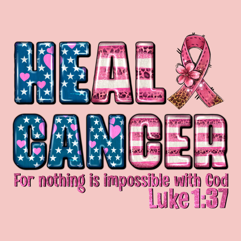 Heal Cancer With Cancer Ribbon Urban Heavy Tee by AdoDesignShop | Teevron